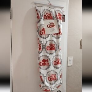 Diet Coke Velvet Soft Throw Blanket